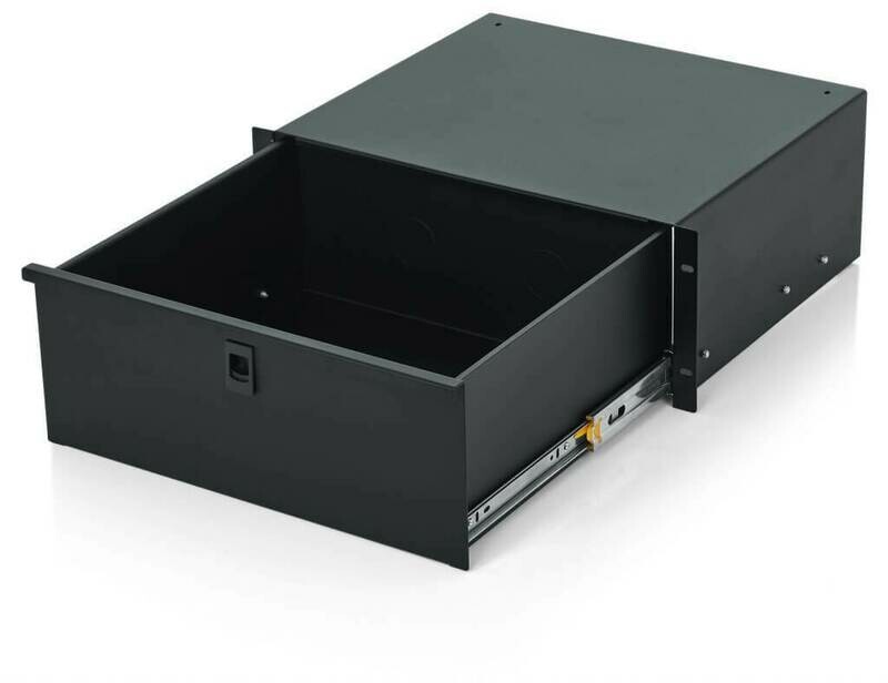 [GATOR GR-4S] Gator Cases Rackworks 4U Lockable Rack Drawer 
#GAGRWDRW4  MFR #GRW-DRW4