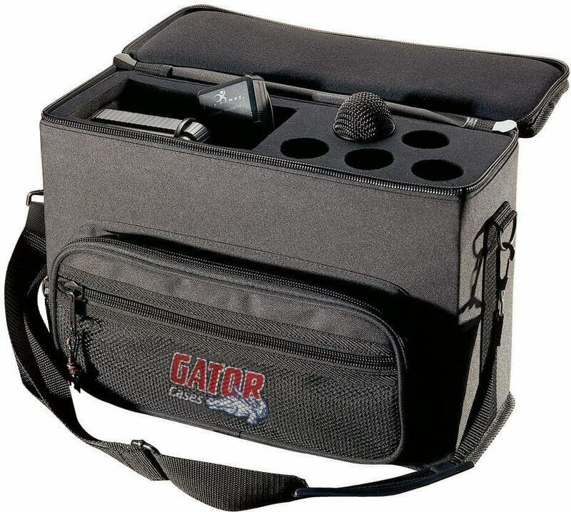 Gator Cases GM-5W Deluxe Wireless 5 Microphone Bag  #GAGM5W MFR #GM-5W