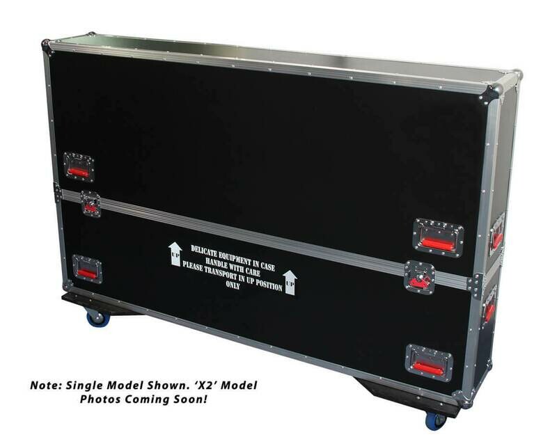[G-TOURLCDV2-6065-X2 (SHED)] Gator Cases G-Tour ATA Case For 2 60 To 65" LED/LCD/Plasma Screens #GAGTLCDT6065 MFR #G-TOURLCDV2-6065-X2