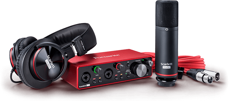 [Focusrite Scarlett 2i2 Studio (3rd Generation)] Focusrite Scarlett 2i2 Studio 2x2 USB Audio Interface with Microphone and Headphones (3rd Generation)