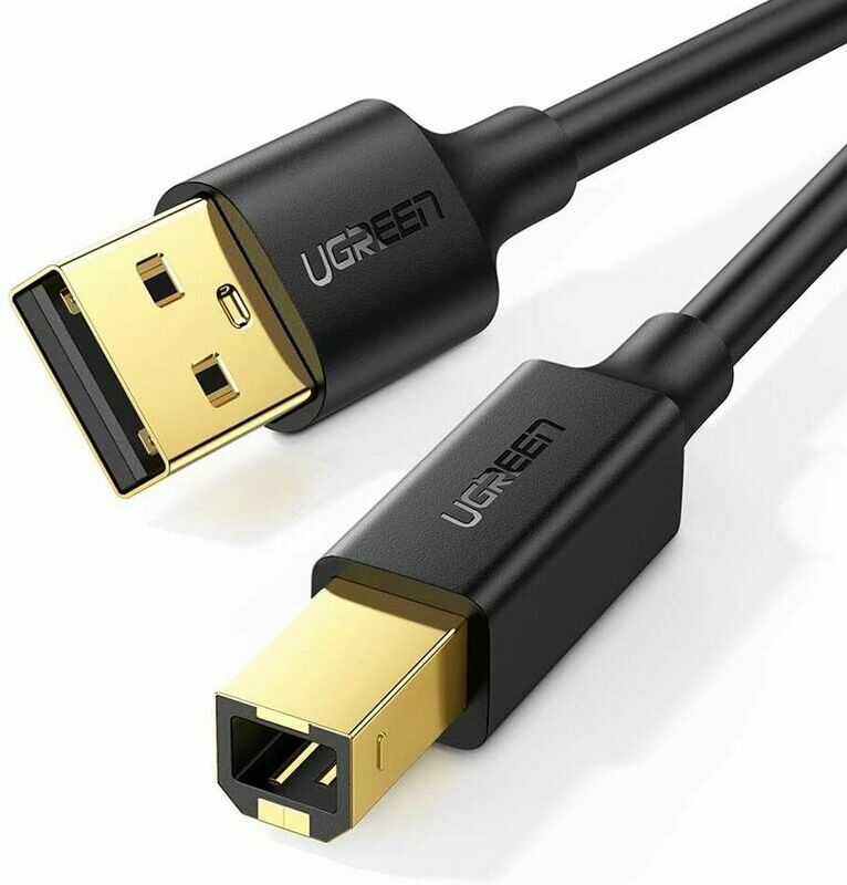 [Ugreen Smart Digital Life Gold Plated 5ft USB B to USB A] Ugreen Smart Digital Life Gold Plated 5ft USB B to USB A