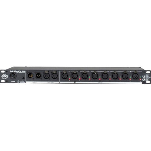 [D4B100 D4 Branch] American DJ D4 Branch RM 4-Way DMX Distributor/Booster
#AMD4BRANCHRM #D4 BRANCH RM
