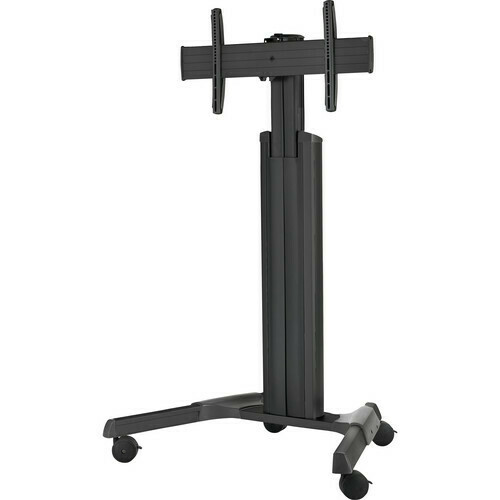 [Chief LPAU Series Large Fusion Manual Height Adjustable Mobile AV Cart (Black)] Chief LPAU Series Large Fusion Manual Height Adjustable Mobile AV Cart (Black)