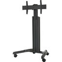 Chief LPAU Series Large Fusion Manual Height Adjustable Mobile AV Cart (Black)