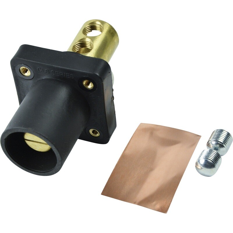[CLS40MRB-A (D1-3-5,D2-3-3)] MARINCO PANEL MOUNT MALE-BLACK CAMLOK CLS40MRB-A