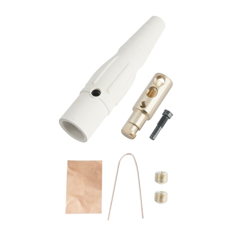 [CLS40MB-B] MARINCO INLINE SINGLE PIN MALE-WHITE CAMLOK CLS40MB-B