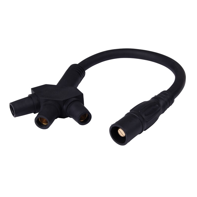 CLS Assembled Adapters Soft 3Fer (M-F-F-F) - Black (A)
Part # CA3FST-A