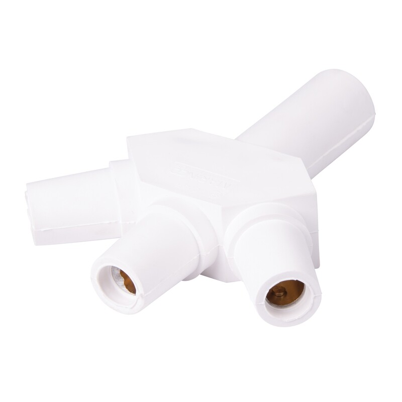 CLS 16 Series 3Fer Adapter (M-F-F-F) - White (B)
Part # CA3F-B