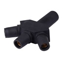 CLS 16 Series 3Fer Adapter (M-F-F-F) - Black (A)
Part # CA3F-A