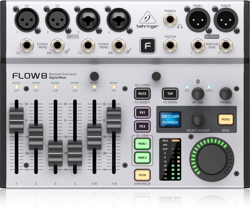 [Behringer FLOW 8] Behringer FLOW 8 8-input Digital Mixer with Bluetooth