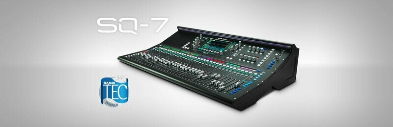 [Allen & Heath SQ7] Allen & Heath SQ-7 48-Channel / 36-Bus Digital Mixer with 32+1 Motorized Faders #ALAHSQ7 MFR #AH-SQ-7