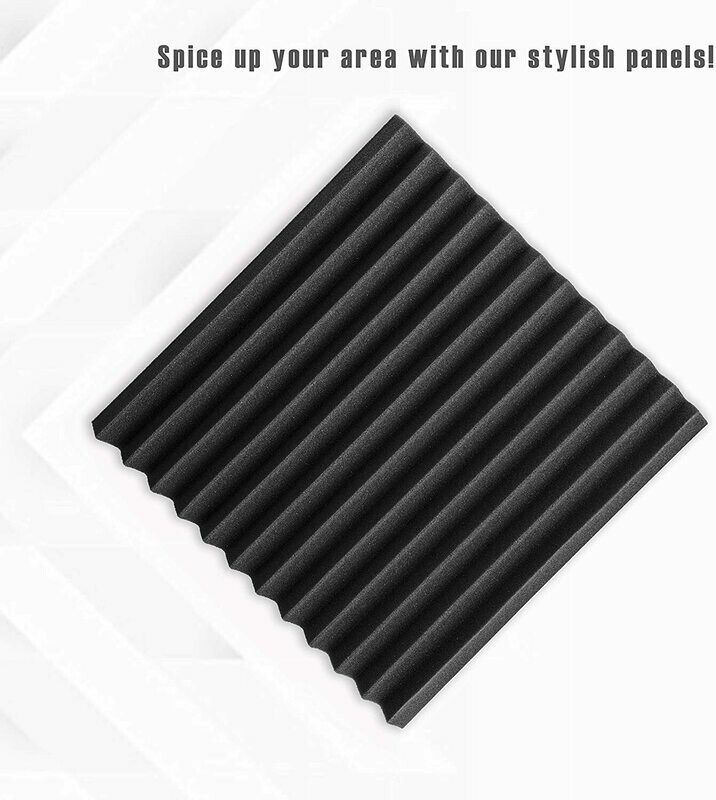 Acoustic Foam Panels, 2" X 12" X 12"