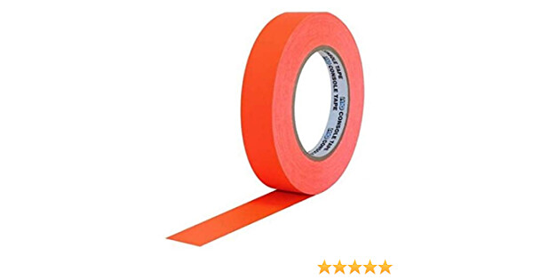 ARTIST-TAPE-1" FL ORANGE