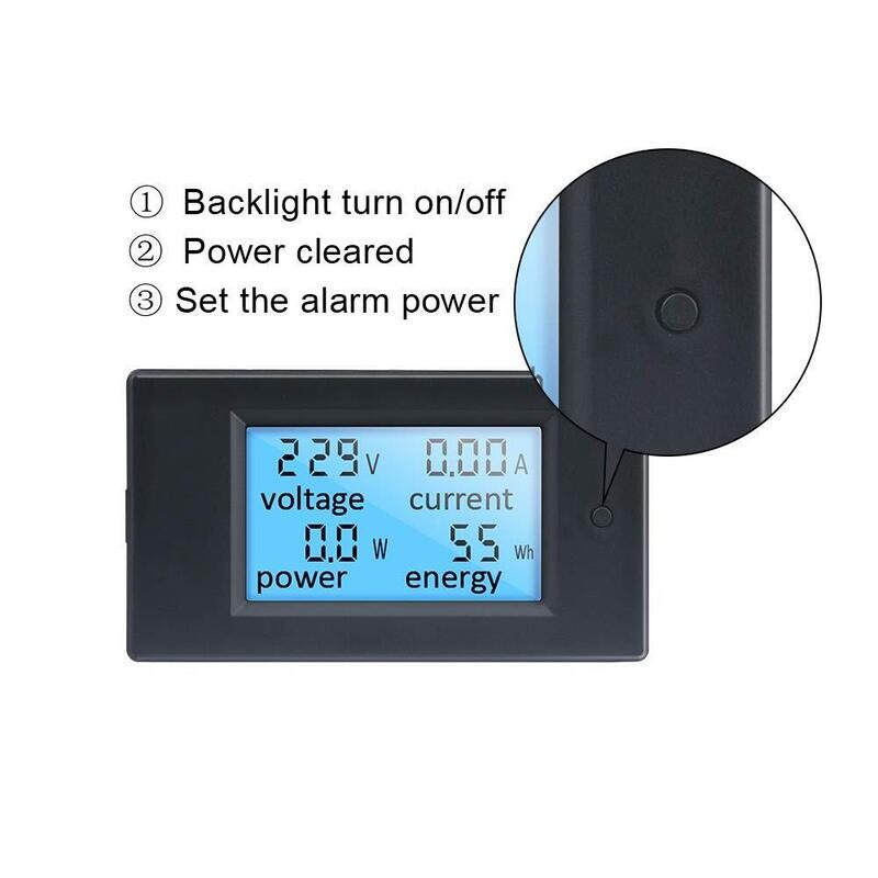 [AC Voltmeter Ammeter 80-260V 100A KT-D135 LCD] AC Voltmeter Ammeter 80-260V 100A KT-D135 LCD.