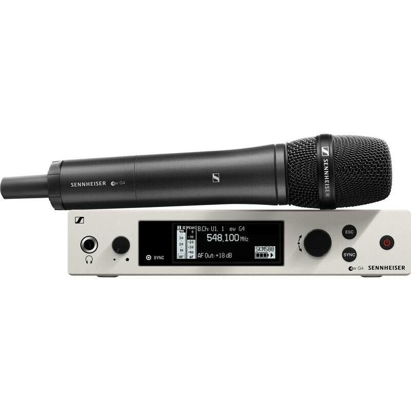 [509782] Sennheiser EW 500 G4-945 Wireless Handheld Microphone System with MMD 945 Capsule (AW+: 470 to 558 MHz)
#SEEW500G494W MFR #EW 500 G4-945-AW+