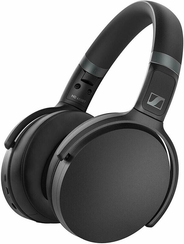 Sennheiser HD 450BT Noise-Canceling Wireless Over-Ear Headphones (Black) #SEHD450BTB MFR #508386