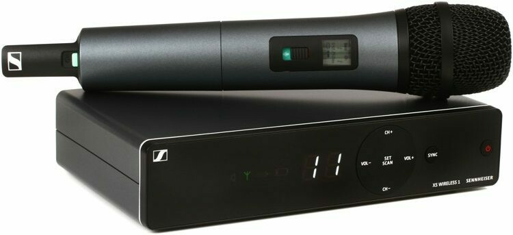 Sennheiser XSW 1-825-A UHF Vocal Set with e825 Dynamic Microphone (A: 548 to 572 MHz) #SESXSW1825A MFR #XSW 1-825-A