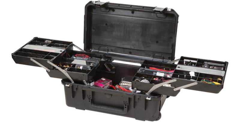 [3i-2011-7B-TR] SKB iSeries 2011-7 Watertight Tech Box with Dual Trays (Black) #SK3I20117BTR MFR #3I-2011-7B-TR
