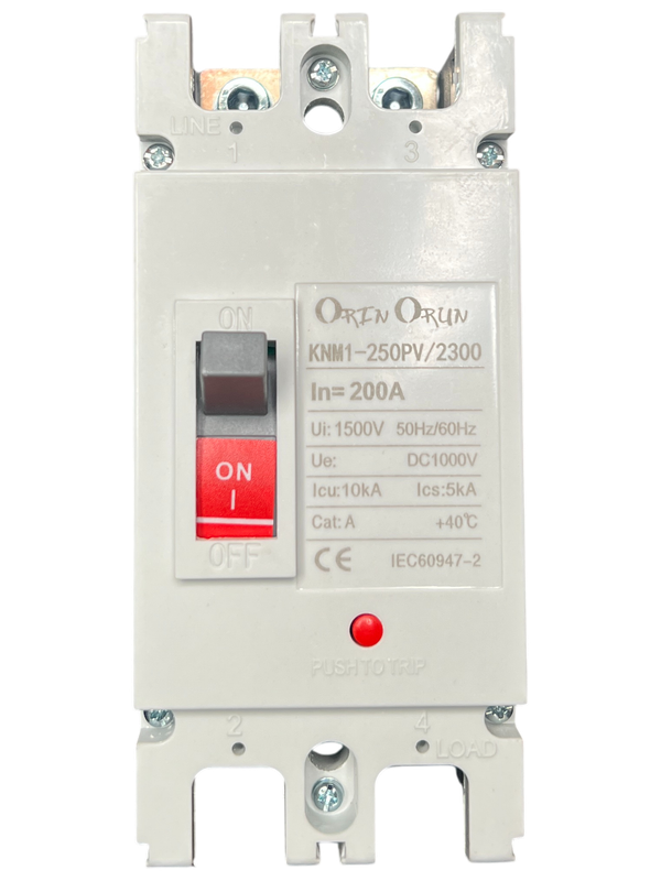 DC Breaker 2P 200A DC MCCB