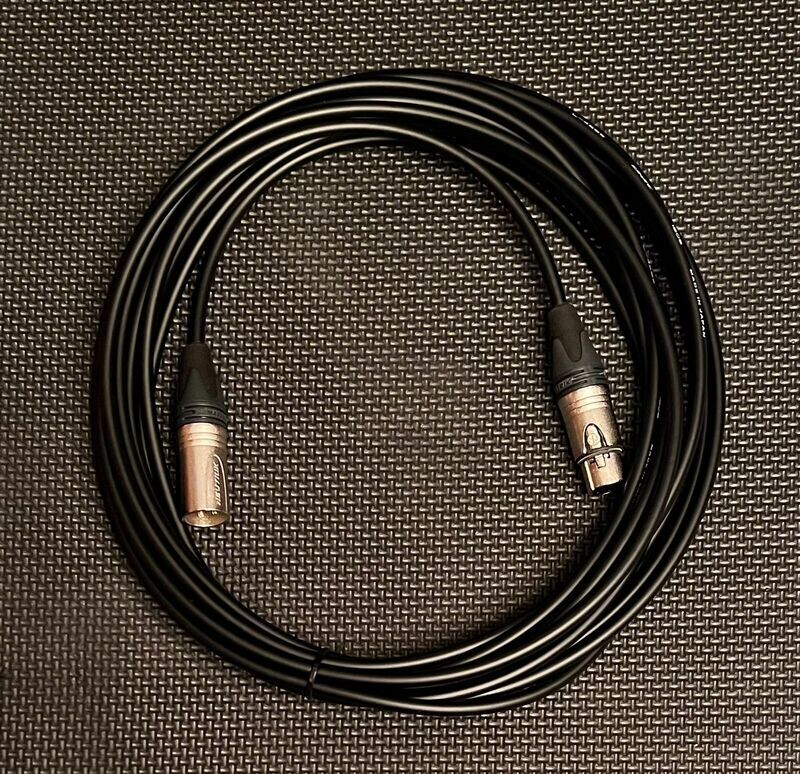 25ft Canare L-4E6S Neutrik XLRM-XLRF