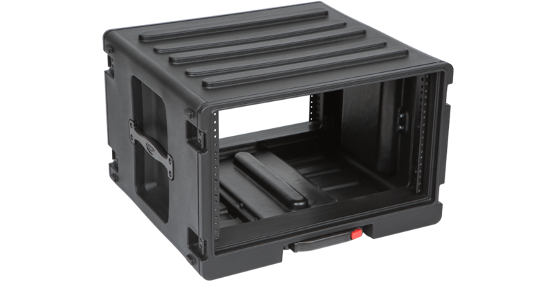 SKB 6U Roto Rolling Rack Case 
 #SK1SKBR6UW MFR #1SKB-R6UW