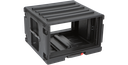 SKB 6U Roto Rolling Rack Case 
 #SK1SKBR6UW MFR #1SKB-R6UW
