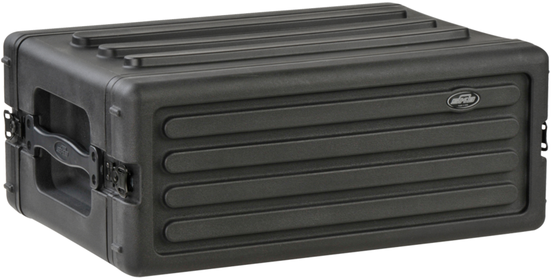 [1SKB-R4S] SKB 4U Roto Shallow Rack Case with Steel Rails #SK1SKBR4S MFR #1SKB-R4S