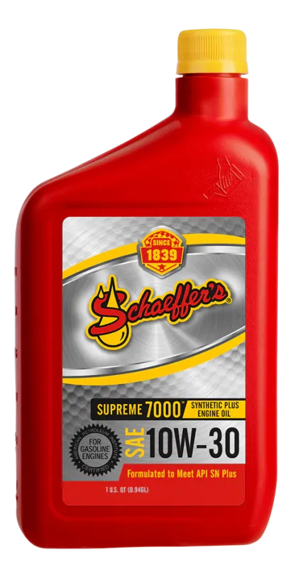 [0703-012 SUPREME 7000 SYNTHETIC PLUS 10W-30 QT] Schaeffer 0703-012 SUPREME 7000 SYNTHETIC PLUS 10W-30 QT