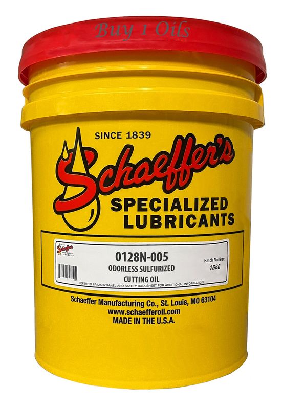 Schaeffer's 128N Odorless Sulfurized Cutting Oil | 5-G