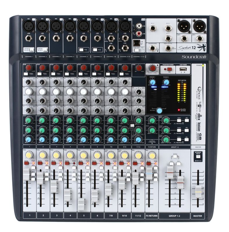 [Soundcraft SIGNATURE 12] Soundcraft Signature 12 12-Input Mixer with Effects #SOS12ME #5049555