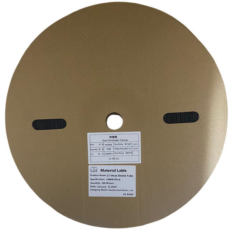 Heat Shrink 2:1 20MM Black