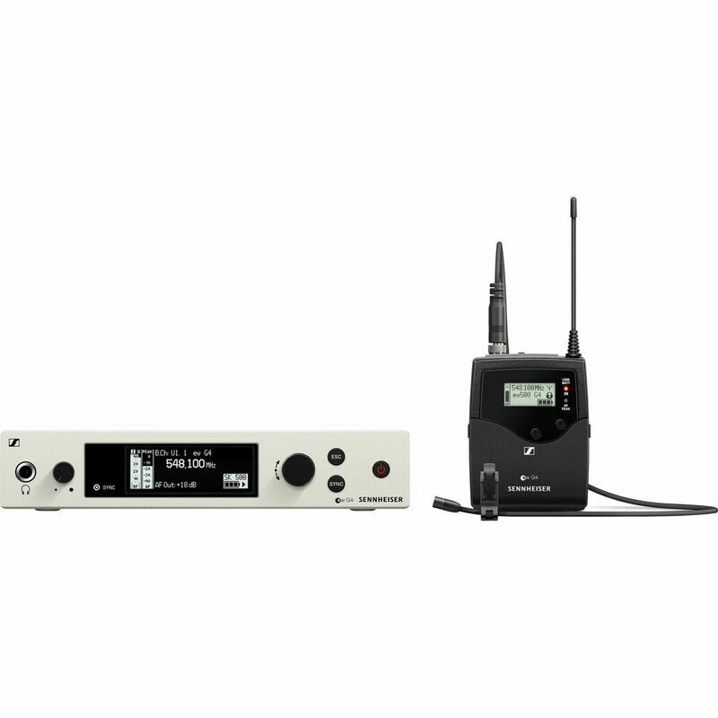 [Sennheiser EW 500 GE MKE2] Sennheiser EW 500 G4-MKE2 Wireless Omni Lavalier Microphone System (AW+: 470 to 558 MHz)
#SEEW500G4MKW MFR #EW 500 G4-MKE2-AW+