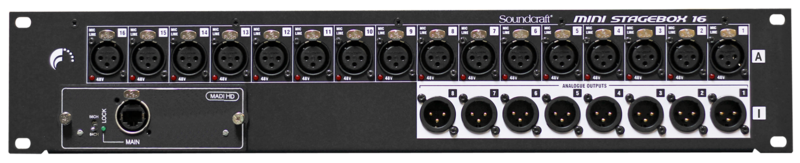 [SOUNDCRAFT MINI STAGE BOX 16i CAT] Soundcraft Mini Stagebox 16i for Si Series Consoles
#SOMSB16I1X MFR #MINI STAGEBOX 16I US