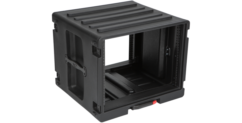 SKB 8U Roto Rolling Rack Case  #SK1SKBR8UW MFR #1SKB-R8UW