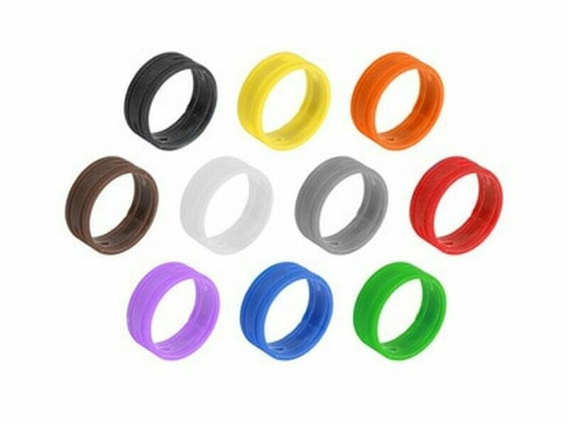 SuperFlex Gold XLR Connector ID Band Multi Color