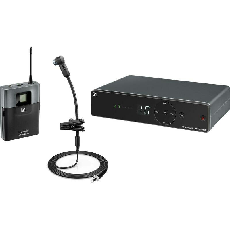 [SENNHEISER XSW 1-908-A (D3-SW1)] Sennheiser XSW 1-908-A UHF Wireless Brass Set with e908T Gooseneck Mic (A: 548 to 572 MHz)
#SESXSW1908A MFR #XSW 1-908-A