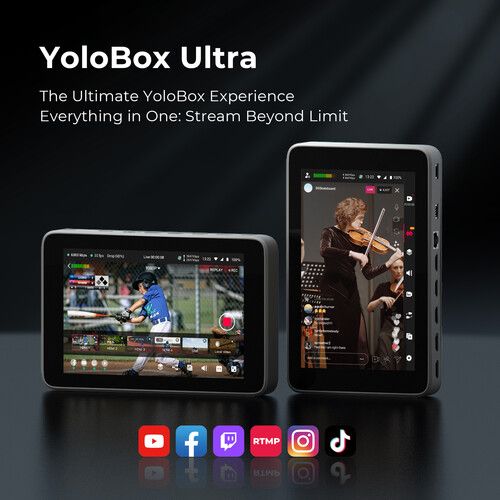[Yolobox Ultra] YoloLiv YoloBox Ultra All-in-One Multicamera Live Streaming and Switching System