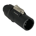REAN RCAC3M-X-000-1 IP65 Lockable Male powerCON True Connector, Power In