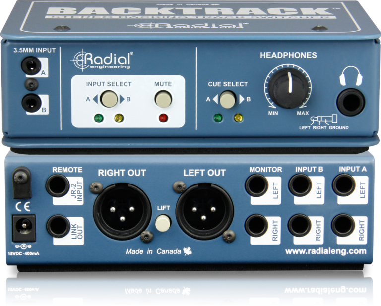 Radial Engineering Backtrack Stereo Audio Switcher
#RASBTS35A14I MFR #R800 8102 00