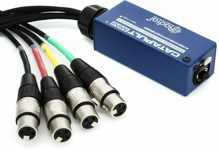Radial Engineering Catapult Mini TX 4-Channel Cat 5 Audio Snake #RAR8008028 MFR #R800 8028