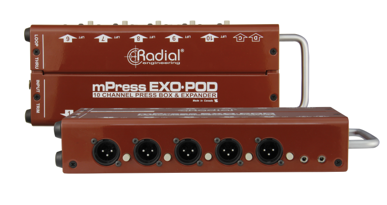[R800 8012] Radial Engineering Exo-Pod Broadcast Splitter with XLR & 3.5mm Connections
#RAR8008012 MFR #R800 8012