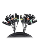 ProX XC-8XLR25. 25' Ft. High Performance 8-Channel XLR-F to XLR-M Balanced Snake Audio Cable