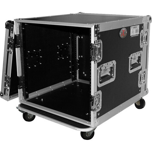 ProX T-10RSS Amp Rack ATA Flight Case (19" Depth, 10 RU, with Casters)  #PRT10RSS  MFR #T-10RSS