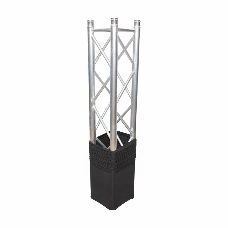 [Pro X XTC-SQ492TS-B] Pro X XTC-SQ492TS-B ProX Lycra Cover Scrim Sleeve for 12" Quad Box Truss Segments (4.92' Length, Black) #PRXCSQ492TSB #XTC-SQ492TS-B