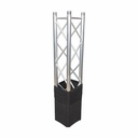 Pro X XTC-SQ492TS-B ProX Lycra Cover Scrim Sleeve for 12" Quad Box Truss Segments (4.92' Length, Black) #PRXCSQ492TSB #XTC-SQ492TS-B