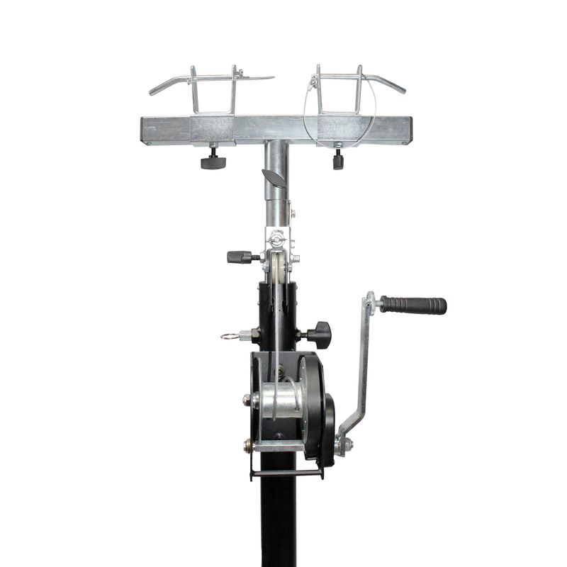 [Pro X XT-LS132] Pro X XT-LS132 14 Ft Heavy-duty Lighting Crank Truss Stage Stand Includes T-Adapter Truss Mount 200 lbs Capacity