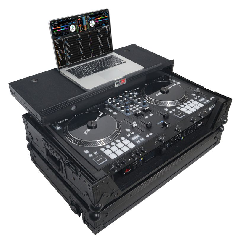 ProX XS-RANEONE WBL ATA Flight Case for Rane One DJ Controller - Black on Black