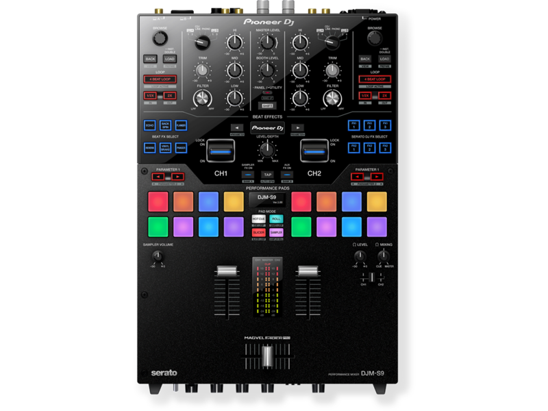 [Pioneer DJ DJM-S9 2-channel Mixer for Serato DJ] Pioneer DJ DJM-S9 Professional 2-Channel Battle Mixer for Serato DJ (Black)
#PIDJMS9 MFR #DJM-S9