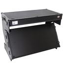 ProX DJ Z-Table MK2 Portable Z-Style DJ Table Flight Case with Handles & Wheels (Black on Black) #PRZTABLEBLM2 MFR #XS-ZTABLEBL MK2