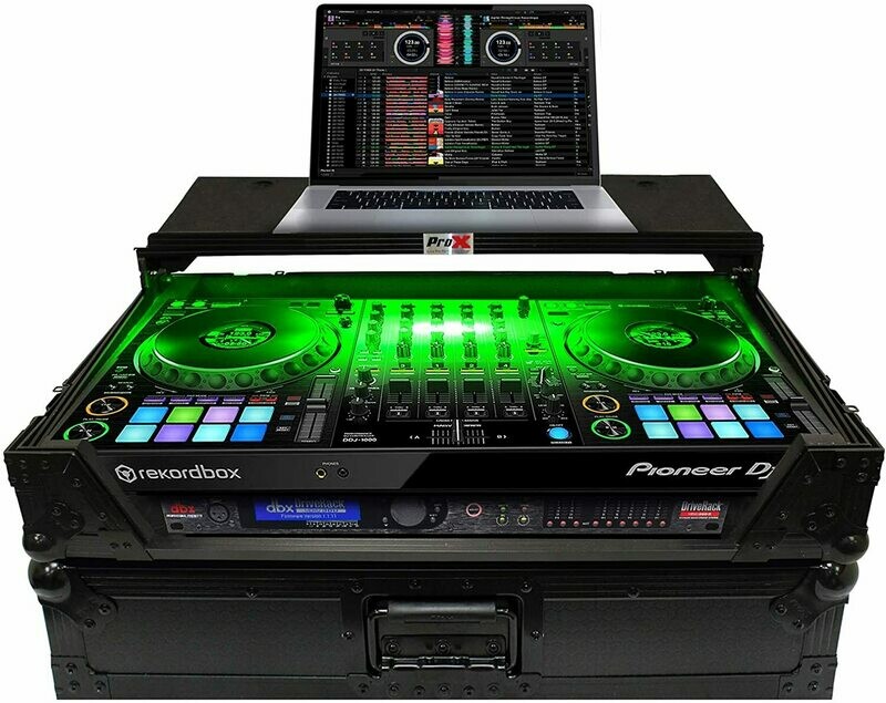 [XS-DDJ1000 WLTBL LED] ProX LED Flight Case with 1 RU Rackspace and Wheels for Pioneer DJ DDJ-1000 (Black on Black)
#PRDDJ1KWLBLD MFR #XS-DDJ1000 WLTBL LED